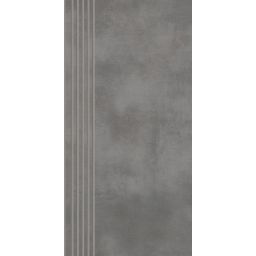 Paradyż Tecniq stopnica 29,8x59,8 cm prosta nacinana grafitowy półpoler