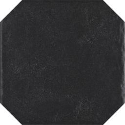 Paradyż Modern płytka ścienno-podłogowa 19,8x19,8 cm STR octagon czarna