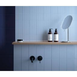 Paradyż Neve Creative Dekor płytka ścienna 9,8x9,8 cm niebieski połysk