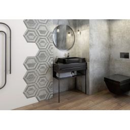 Paradyż Scratch płytka ścienno-podłogowa 59,8x59,8 cm półpoler biała