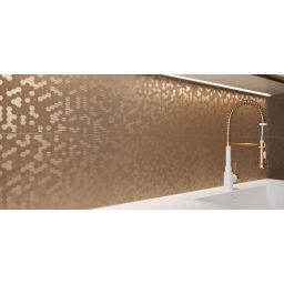 Paradyż Shiny Lines dekor ścienny 29,8x89,8 cm STR miedź