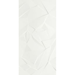 Paradyż Synergy płytka ścienna 30x60 cm motyw B biały połysk