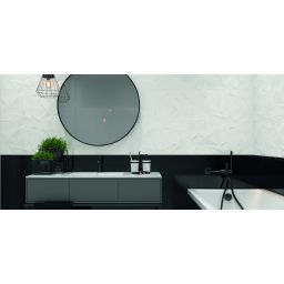 Paradyż Synergy płytka ścienna 30x60 cm motyw B biały połysk