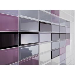 Paradyż Tamoe płytka ścienna 9,8x19,8 cm kafel czarny poler