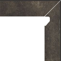 Paradyż Scandiano cokół podłogowy 8,1x30 cm prawy dwuelementowy brązowy