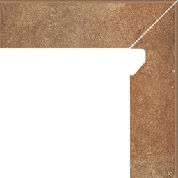 Paradyż Scandiano cokół podłogowy 8,1x30 cm prawy dwuelementowy rosso czerwony