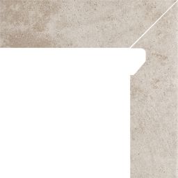 Paradyż Viano cokół podłogowy 8,1x30 cm STR prawy dwuelementowy beżowy mat