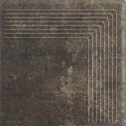 Paradyż Scandiano stopnica 30x30 cm narożna STR brązowy mat