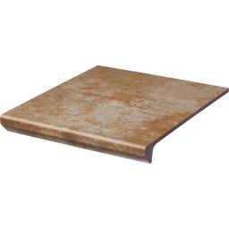 Paradyż Ilario stopnica 30x33 cm STR prosta kapinos ochra mat