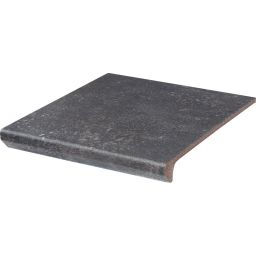 Paradyż Viano stopnica 30x33 cm STR prosta kapinos antracytowy mat