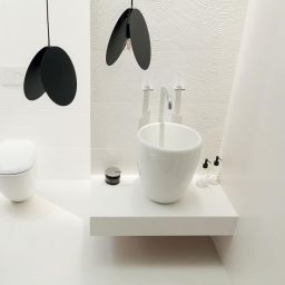 Tubądzin Unit Plus płytka ścienna 89,8x32,8 cm biała