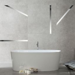 Tubądzin Aulla graphite STR płytka podłogowa 59,8x59,8 cm