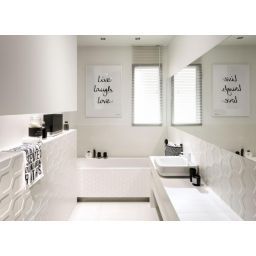 Tubądzin All in white 6 STR płytka ścienna 23,7x7,8 cm