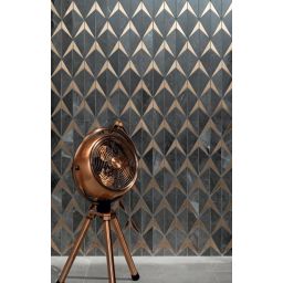 Tubądzin Brainstorm black płytka ścienna 89,8x32,8 cm 