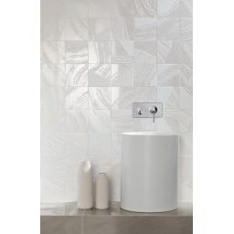 Tubądzin Brass white MIX dekor ścienny 14,8x14,8 cm 