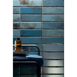 Tubądzin Curio blue mix A STR płytka ścienna 23,7x7,8 cm 
