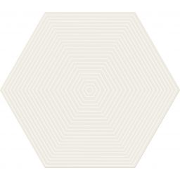 Tubądzin Cielo e Terra dekor ścienny 22,1x19,2 cm biała