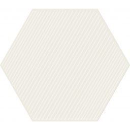 Tubądzin Cielo e Terra dekor ścienny 22,1x19,2 cm biała