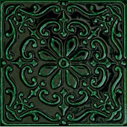 Tubądzin Tinta dekor ścienny 14,8x14,8 cm zielona