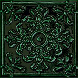 Tubądzin Tinta dekor ścienny 14,8x14,8 cm zielona