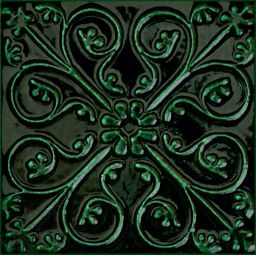 Tubądzin Tinta dekor ścienny 14,8x14,8 cm zielona