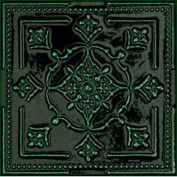 Tubądzin Tinta dekor ścienny 14,8x14,8 cm zielona