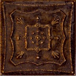 Tubądzin Tinta brown dekor ścienny 14,8x14,8 cm