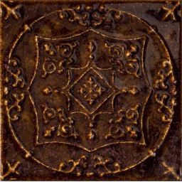 Tubądzin Tinta brown dekor ścienny 14,8x14,8 cm