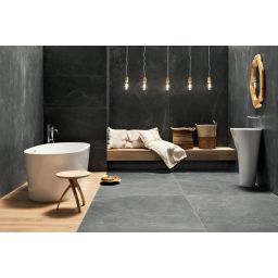 Tubądzin Grand Cave płytka podłogowa graphite STR 79,8x79,8 cm