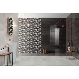 Tubądzin Grunge white płytka ścienna 89,8x32,8 cm