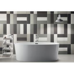 Tubądzin Industria light grey płytka ścienna 30,8x60,8 cm