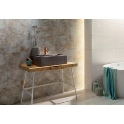 Tubądzin Interval white STR płytka ścienna 89,8x32,8 cm