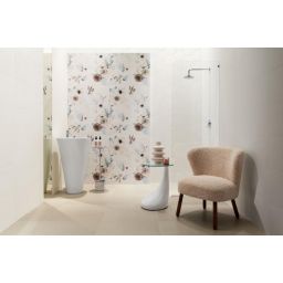 Tubądzin Mild Garden white hex dekor ścienny 22,1x19,2 cm