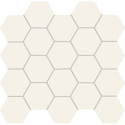 Tubądzin All in white / white mozaika ścienna 28,2x30,6 cm