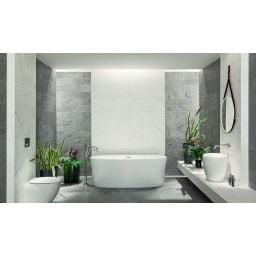 Tubądzin Organic Matt grey STR płytka ścienna 16,3x44,8 cm