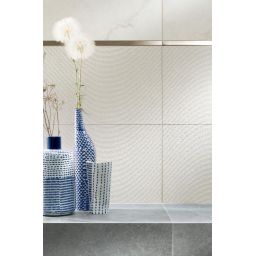 Tubądzin Organic Matt white 2 STR płytka ścienna 89,8x32,8 cm