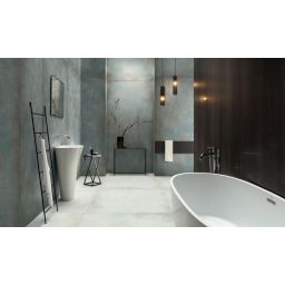 Tubądzin Patina Plate płytka podłogowa 79,8x79,8 cm biała