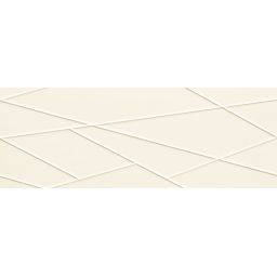 Tubądzin House of Tones white A STR płytka ścienna 89,8x32,8 cm