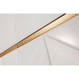 Tubądzin Reflection dekor ścienny 14,8x14,8 cm biała