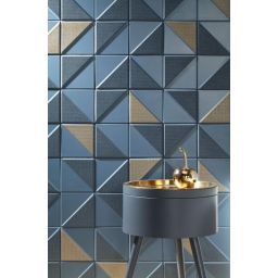 Tubądzin Reflection Navy 2 dekor ścienny 14,8x14,8 cm