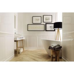 Tubądzin Essent white płytka ścienna 29,8x74,8 cm 