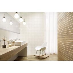 Tubądzin Essent white płytka ścienna 29,8x74,8 cm 