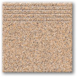 Tubądzin Tartan stopnica 33,3x33,3 cm beżowa