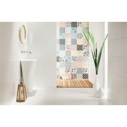 Tubądzin Unit Plus white płytka ścienna 89,8x32,8 cm 