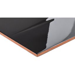 Euroceramic Luminer płytka ścienna 85x28 cm STR czarny połysk