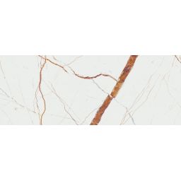 Stile Ceramic Pless płytka ścienna 35x90 cm biała/pomarańczowa