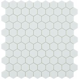 Vidrepur Nordic White Matt Hex 910 mozaika ścienna 30x29 cm