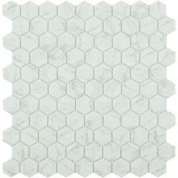 Vidrepur Mozaika Carrara Grey MT Antid Hex 4300 mozaika ścienna 31,7x30,7 cm