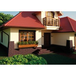 Cerrad Shadow płytka klinkierowa 24,5x6,5 cm czerwona