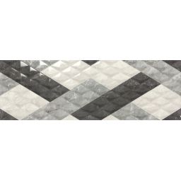 Euroceramic Optic płytka ścienna 90x30 cm srebrna